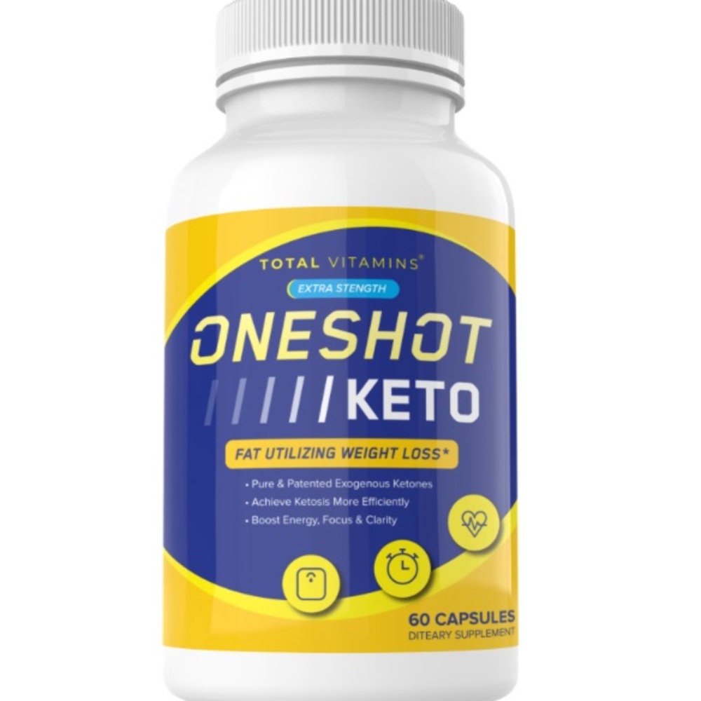 🌸. #1610-3.  Total Vitamins OneShot Keto Capsules